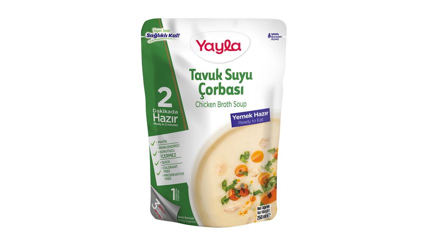 Yayla Tavuk Suyu Çorbası 250 ml