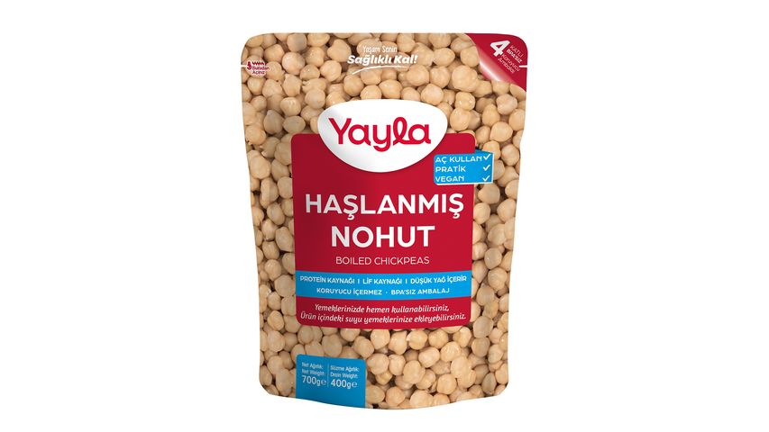 Yayla Haşlanmış Nohut 700 g