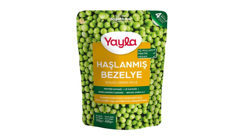 Yayla Haşlanmış Bezelye 700 g