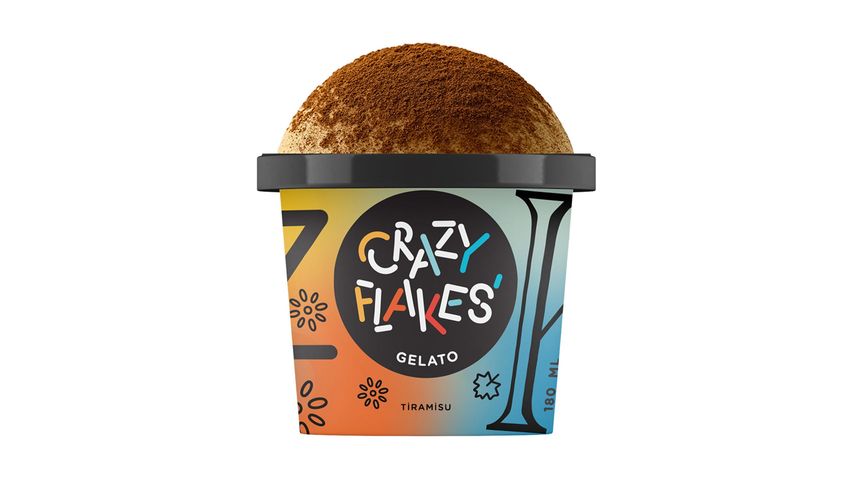 Crazy Flakes Tiramisu Dondurma 180 ml