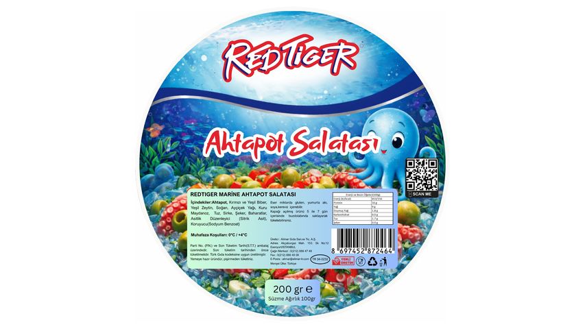Redtiger Ahtapot Salatası 200 g