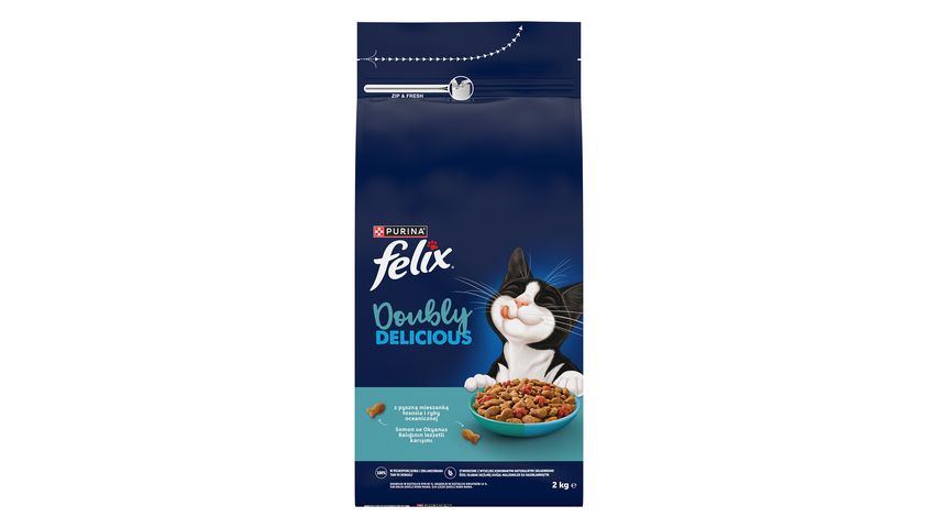 Felix Doubly Delicious Çifte Lezzet Balıklı Kuru Kedi Maması 2 kg
