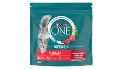 Purina One Adult Sterilized Cat Food with Beef 1.4 kg