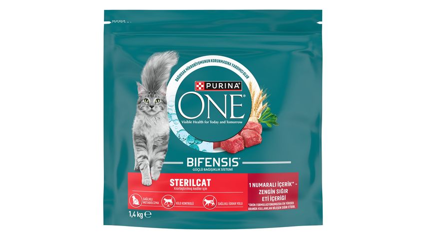 Purina One Yetişkin Kısırlaştırılmış Kedi Maması Sığır Etli 1.4 kg