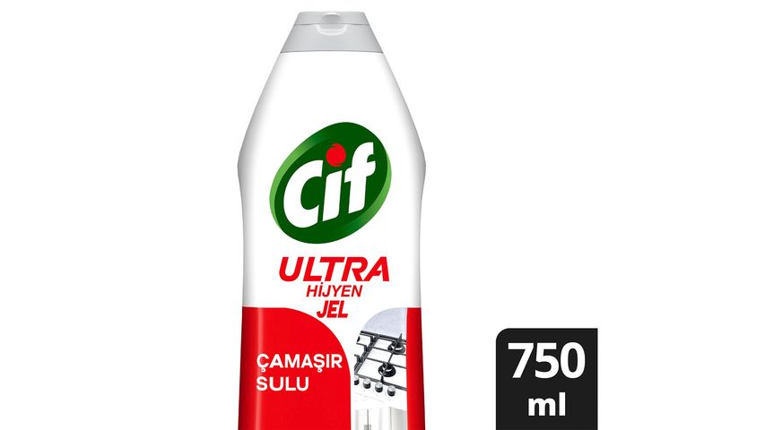 Cif Ultra Hijyen Jel Yüzey Temizleyici 750 ml