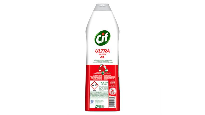 Cif Ultra Hijyen Jel Yüzey Temizleyici 750 ml