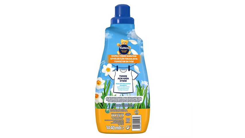 Yumoş Açık Hava Etkisi Konsantre Çamaşır Yumuşatıcısı Nergis 60 Yıkama 1440 ml