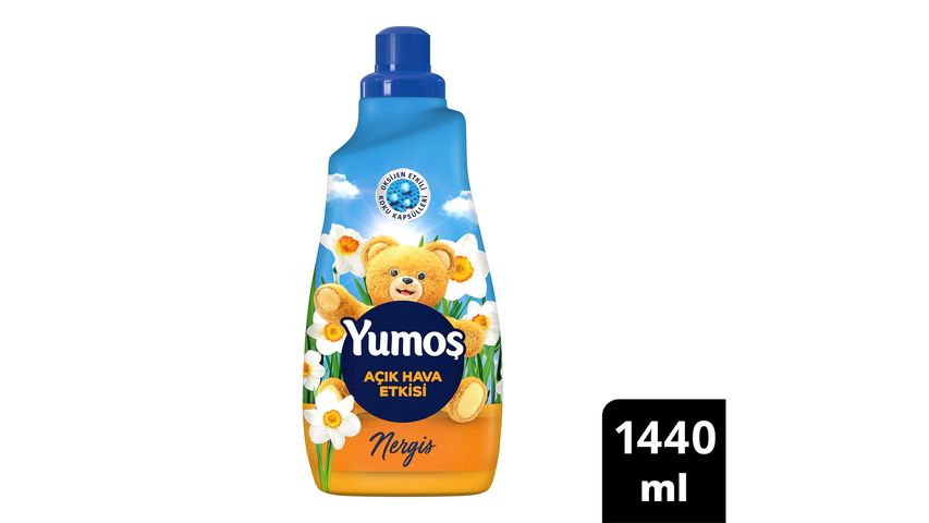 Yumoş Açık Hava Etkisi Konsantre Çamaşır Yumuşatıcısı Nergis 60 Yıkama 1440 ml