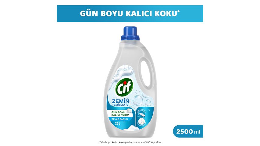 Cif Beyaz Sabun Zemin Temizleyici 2500 ml