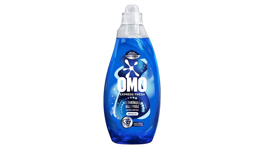 Omo Express Fresh Ultra Beyaz Beyazlar İçin Sıvı Deterjan 1480 ml