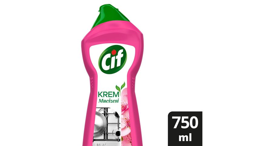Cif Krem Mucizesi Sakura Parfümlü Yüzey Temizleyici 750 ml