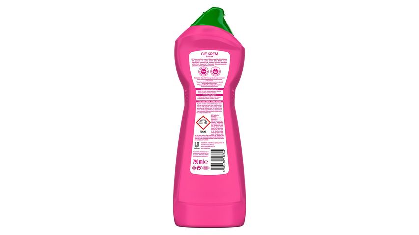 Cif Krem Mucizesi Sakura Parfümlü Yüzey Temizleyici 750 ml