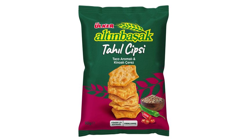 Ülker Altınbaşak Taco Flavored & Quinoa Snack 50 g