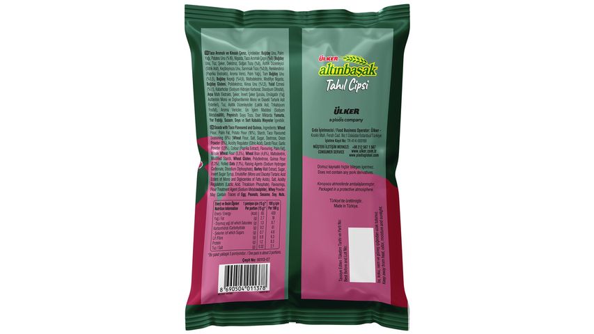 Ülker Altınbaşak Taco Flavored & Quinoa Snack 50 g