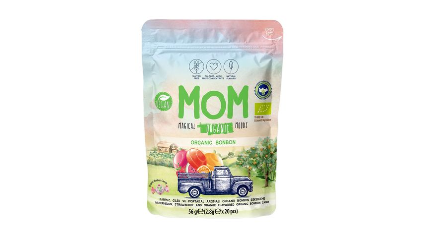 Mom Organik Bonbon Lolipop 58 g
