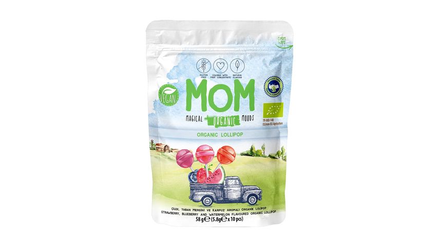Mom Organic Lollipop 58 g