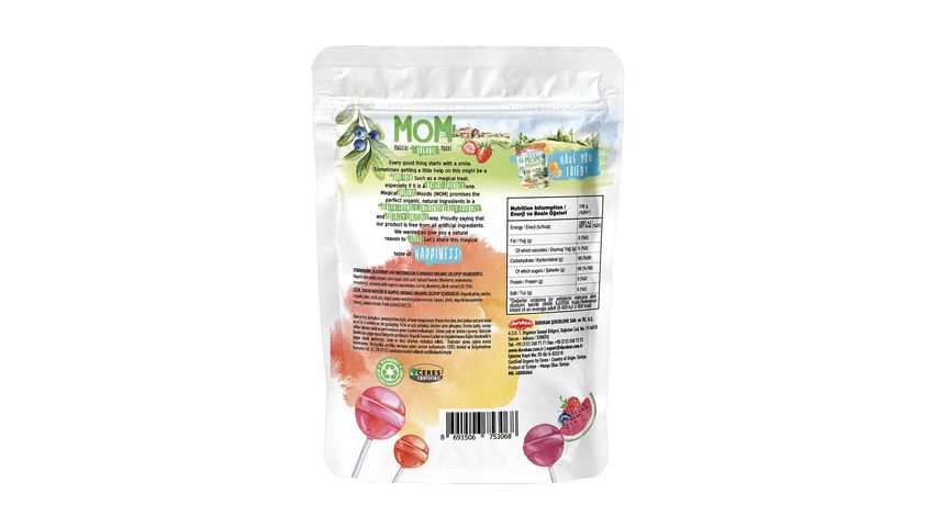 Mom Organic Lollipop 58 g