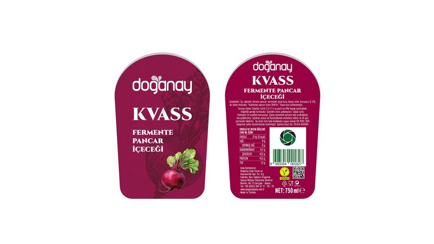 Doğanay Kvass Fermente Pancar İçeceği Cam 750 ml