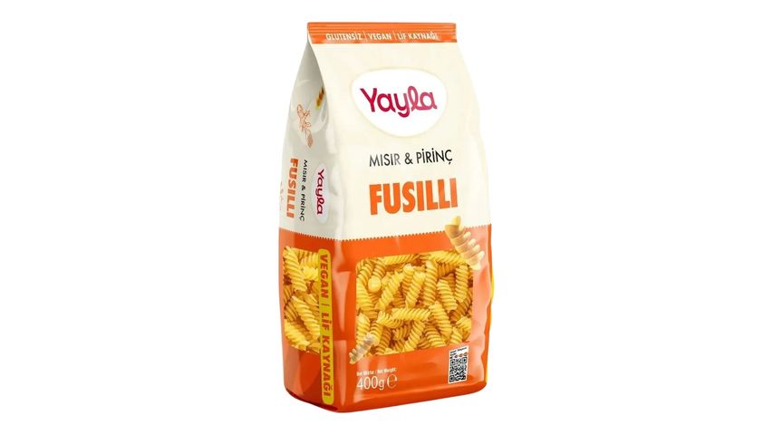 Yayla Corn & Rice Fusilli 400 g