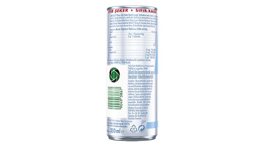 Red Bull Zero Sıfır Şeker 250 ml