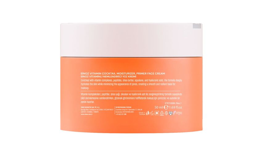 Sinoz Vitamin Cocktail Nemlendirici Yüz Kremi 50 ml