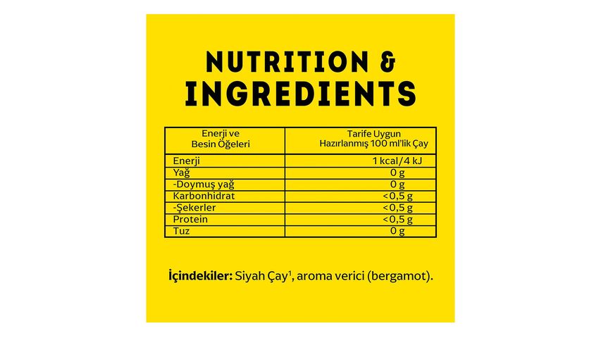 Lipton Bardak Poşet Çay Doğu Karadeniz 100'lü 200 g
