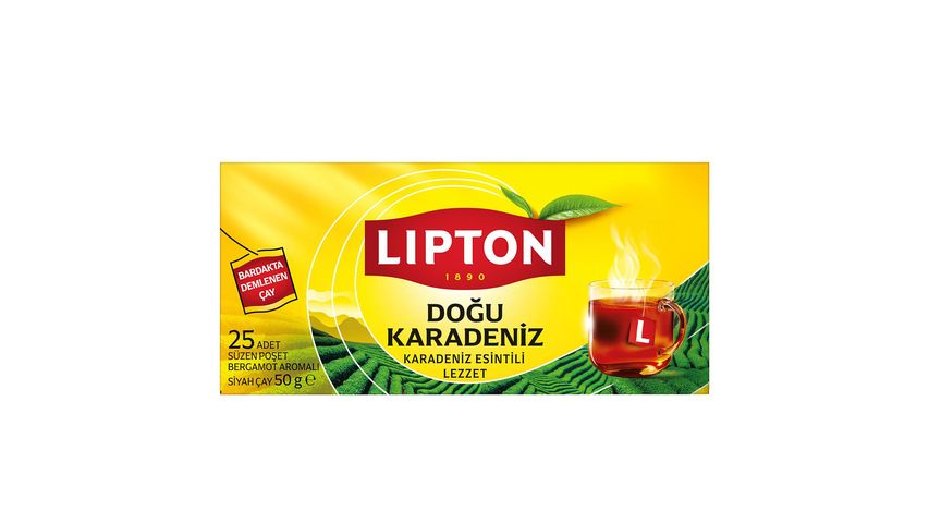 Lipton Doğu Karadeniz Bardak Poşet Çay 25'li 50 g
