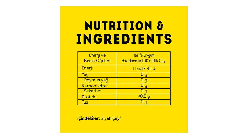 Lipton Tea Bag Yellow Label 100 x 3.2 g