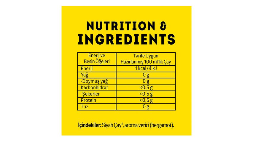 Lipton Demlik Poşet Çay Doğu Karadeniz 48'li 153 g