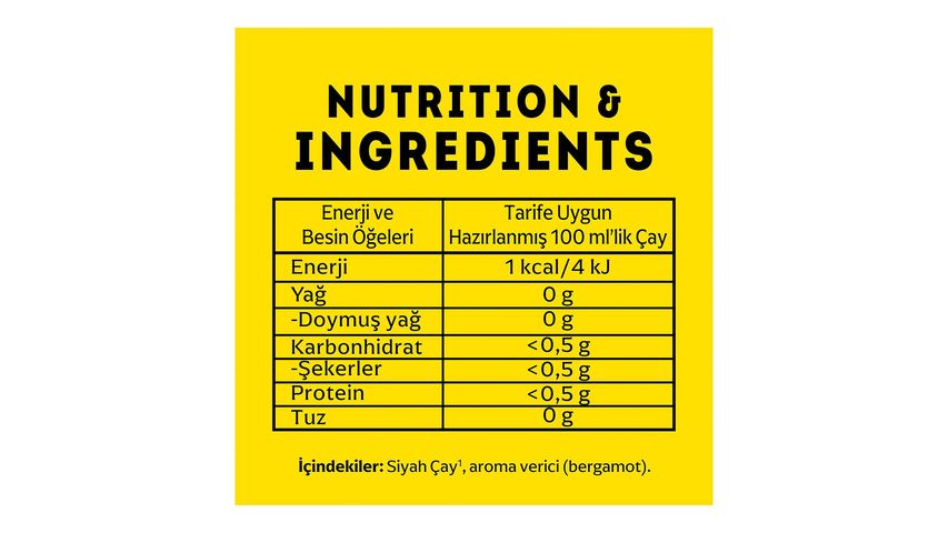 Lipton Doğu Karadeniz Bardak Poşet Çay 25'li 50 g