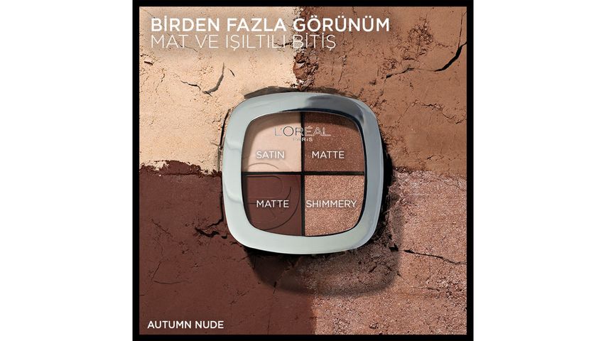 L’Oréal Paris Eye & Cheek Quad 03 Autumn Nude Eyeshadow & Blush Palette
