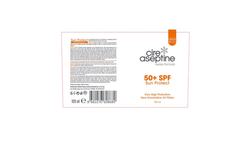 Cire Aseptine SPF 50 Güneş Koruyucu Airless 100 ml