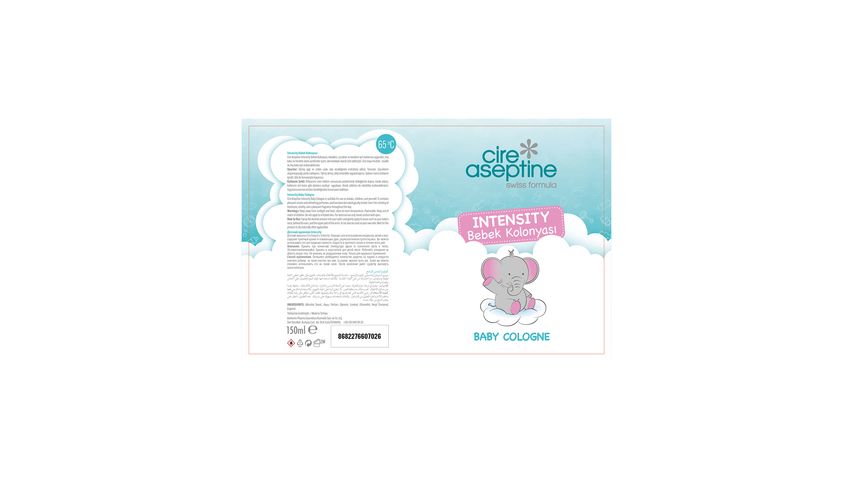 Cire Aseptine Intencity Bebek Kolonyası 150 ml