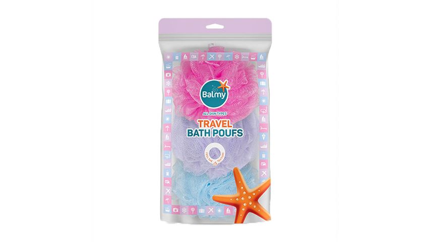 Balmy Bath Pouf Set