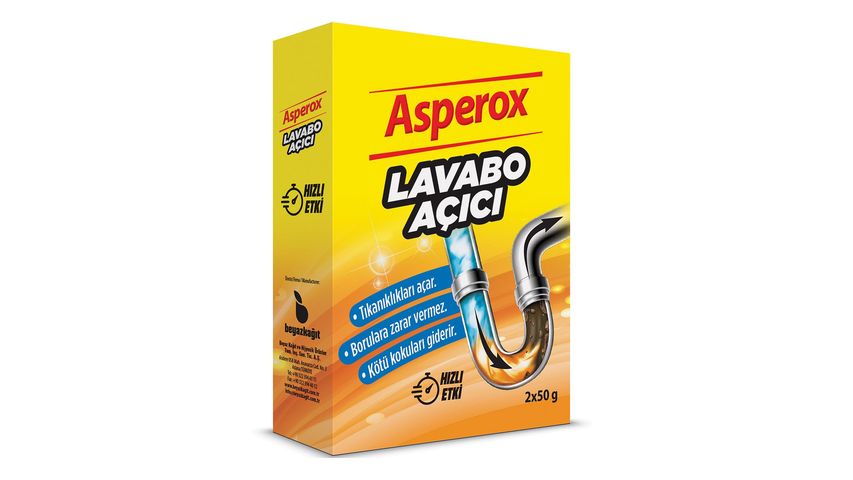 Asperox Drain Opener Granules 2x50 g