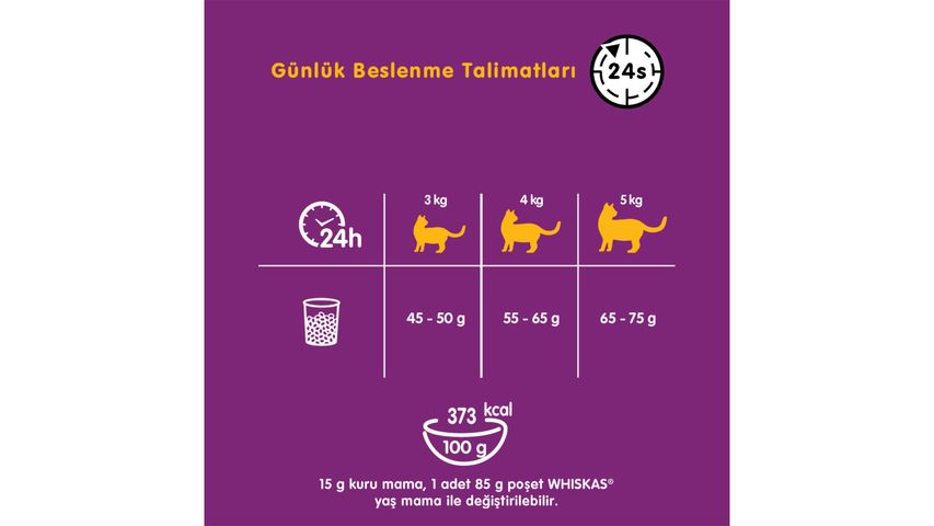 Whiskas Sığır Etli Kuru Mama 1.4 kg