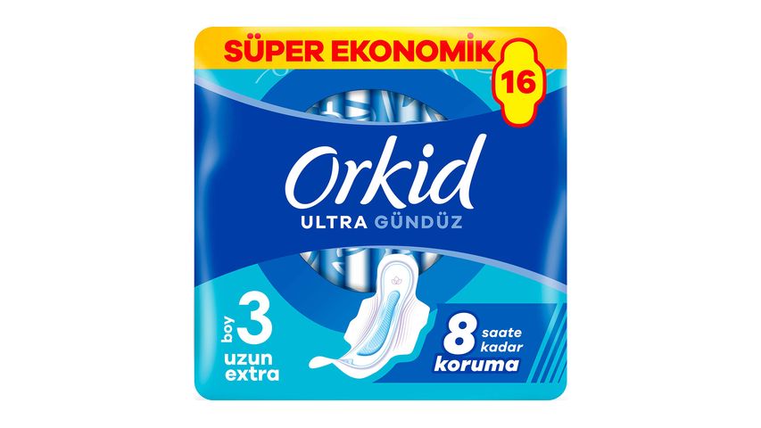 Orkid Ultra Ekstra Dörtlü Paket Uzun Ekstra 16 Adet