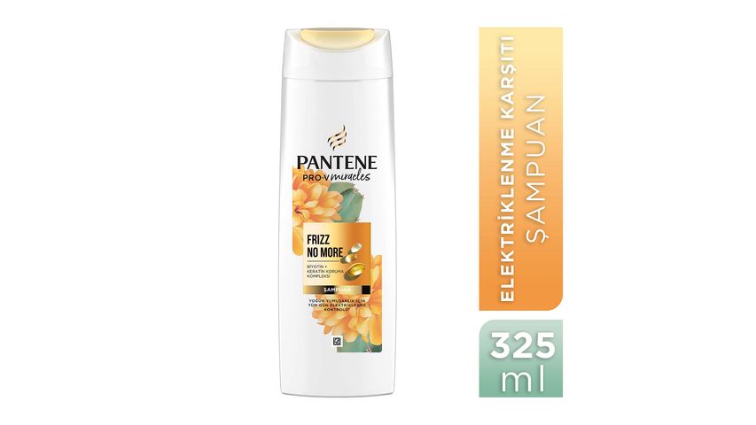 Pantene Pro-V Miracles Frizz No More Anti-Frizz Shampoo for Dry & Curly Hair 325 ml
