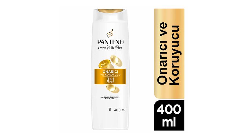 Pantene Repair & Protect 3-in-1 Shampoo 400 ml