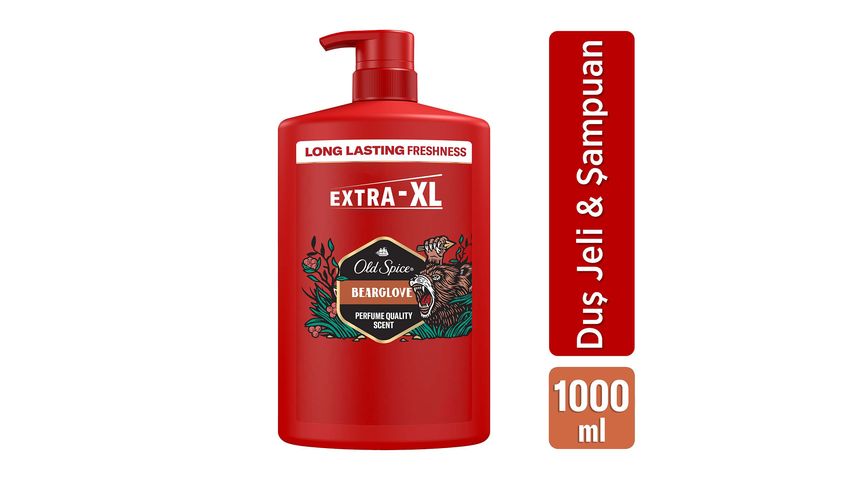 Old Spice Bearglove Erkek Duş Jeli & Şampuan 1000 ml XXL