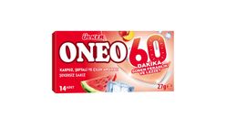 Ülker Oneo 60 Minutes Watermelon, Peach & Strawberry Flavored Sugar-Free Gum 27 g