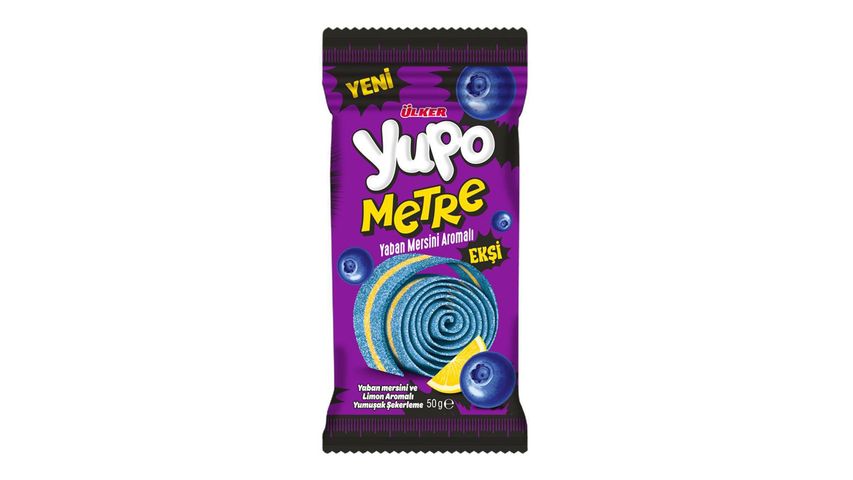 Ülker Yupo Blueberry & Lemon Flavored Soft Candy 50 g