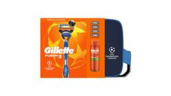 Gillette UEFA Champions League Special Edition Fusion5 Erkek Tıraş Makinesi + 4 Yedek Bıçak + Tıraş Jeli 200 ml