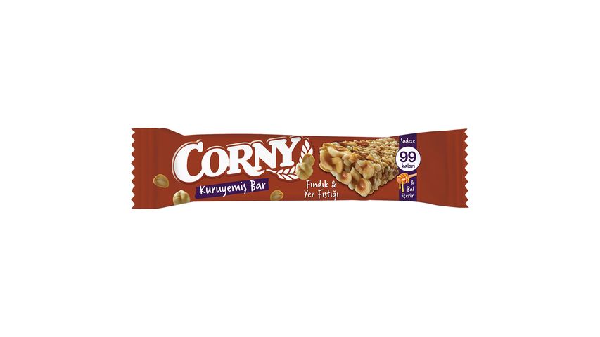 Corny Fındık & Yer Fıstığı Kuruyemiş Bar 25 g