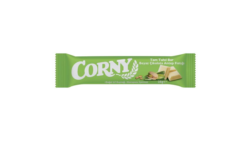 Corny White Chocolate & Pistachio Whole Grain Bar 25 g