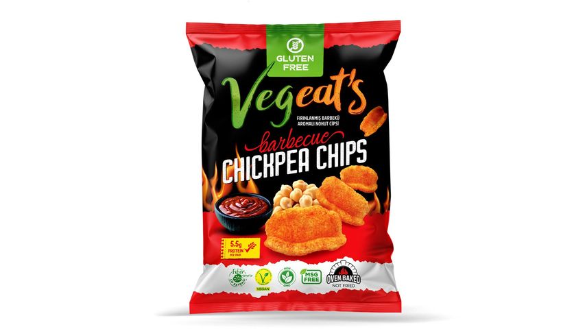 Vegeat's BBQ Chickpea Chips 50 g