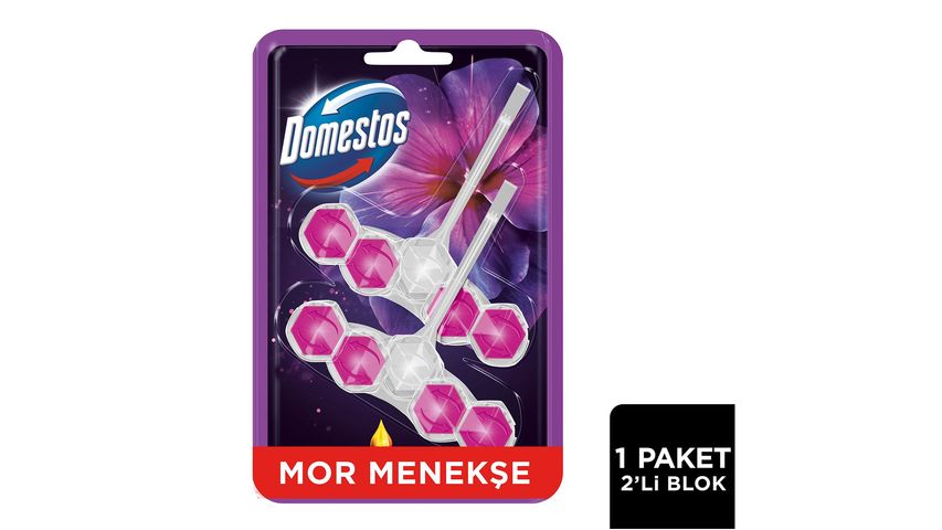 Domestos Tuvalet Bloğu Mor Menekşe 100 g