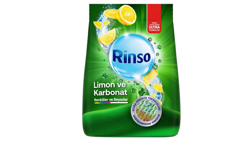 Rinso Limon ve Karbonat Renkliler & Beyazlar İçin Toz Deterjan 6 kg