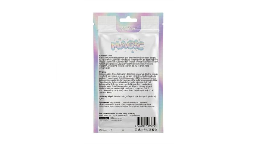 StopEver 20 pcs Holographic Magic Spot Patch