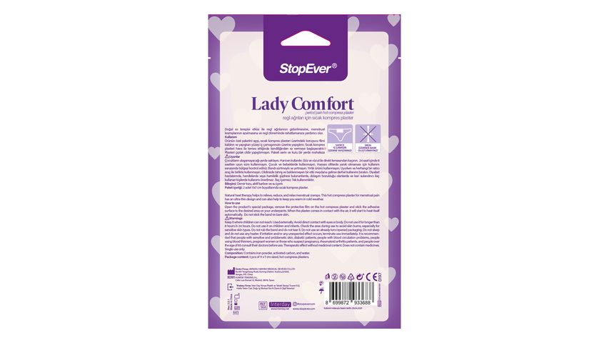 StopEver Lady Comfort Heating Pad for Menstrual Pain
